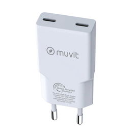 Chargeur de voiture Muvit for Change HC-263C Blanc 30 W