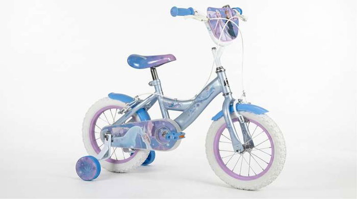 Huffy Bicicleta Frozen - Vélo enfant 14" (4-6 ans) - Licence Disney - Version espagnole