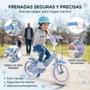 Huffy Bicicleta Frozen - Vélo enfant 14" (4-6 ans) - Licence Disney - Version espagnole