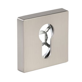 HERRAJES ALK Serrure Zamak Z Carrée 51x51 Nickel Brossé Noir Mat