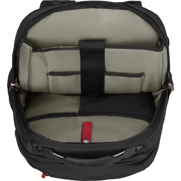 Wenger Cosmic 17 Sac à dos pour ordinateur portable avec compartiment tablette, Noir