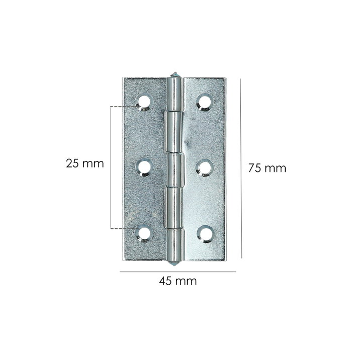 WOLFPACK LINEA PROFESIONAL Charnière 5005 zinguée 3 pouces WOLFPACK LINEA PROFESIONAL Charnière 5005 zinguée 3 pouces