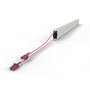PATCHBOX patchbox.one - Cassette de câblage structuré modulaire 46RU, fibre optique OM4 double connecteur LC-LC, système modulaire pour baie