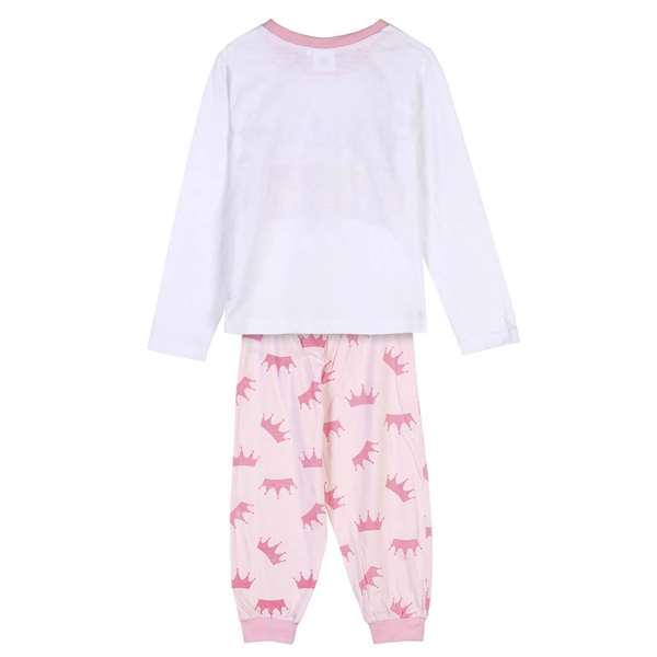 Cerdá Pyjama Long Princess en Jersey pour Fille 3 Ans - Taille 3 Ans, Blanc