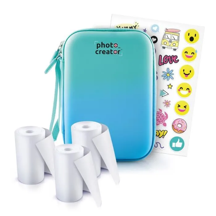 Canal Toys CLK 012 Housse de transport et de protection pour appareil photo instantané, pour enfant fille, multicolore, compatible avec Photo Creator