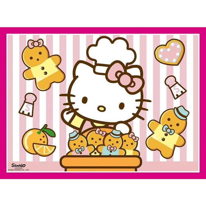 Ravensburger - Puzzle Hello Kitty 12, 16, 20 et 24 pièces pour enfants dès 3 ans - Dimension 19 x 14 cm