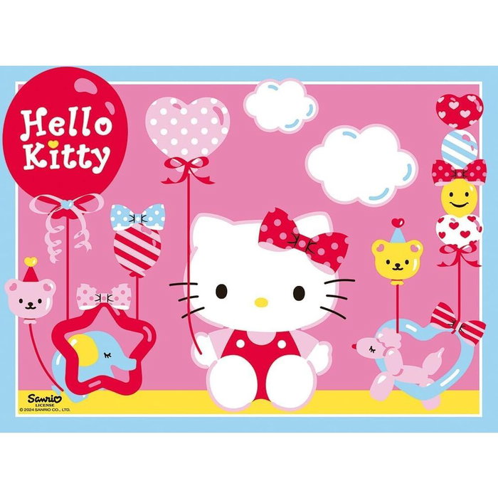 Ravensburger - Puzzle Hello Kitty 12, 16, 20 et 24 pièces pour enfants dès 3 ans - Dimension 19 x 14 cm