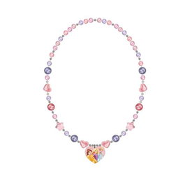Princess - Collier de bijouterie fantaisie 7.0 x 15.0 x 0.1 cm - Rose pour fille à partir de 3 ans