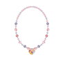Princess - Collier de bijouterie fantaisie 7.0 x 15.0 x 0.1 cm - Rose pour fille à partir de 3 ans