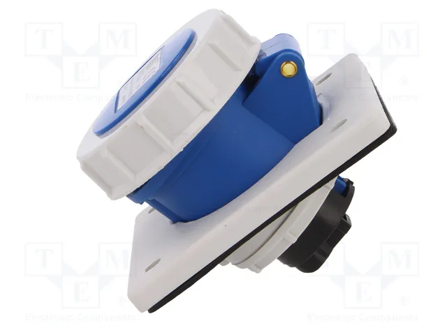 PAWBOL Connecteur d'alimentation AC socle femelle 16A 400V AC 6H IP67 PAWBOL Connecteur d'alimentation AC socle femelle 16A 400V AC 6H IP67