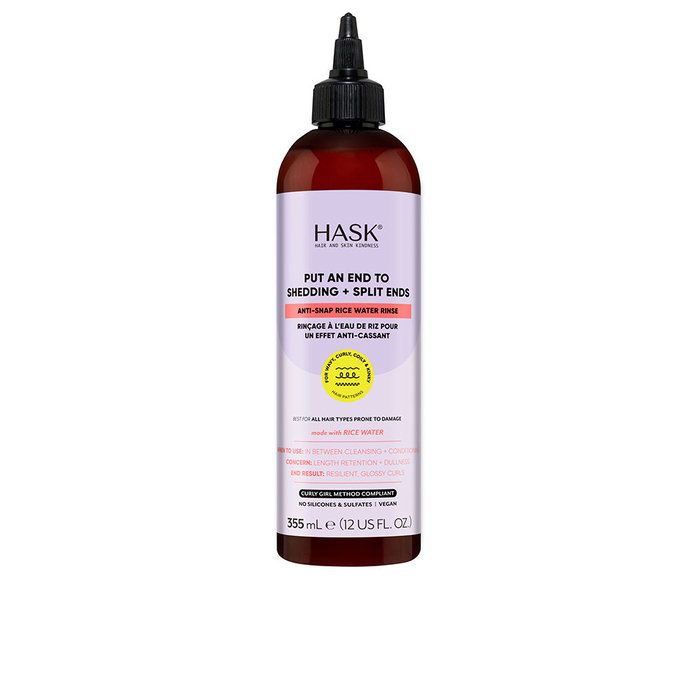 Hask Soin Anti-chute Eau de Riz 355 ml - Revitalise, Fortifie et Favorise la Croissance des Cheveux Hask Soin Anti-chute Eau de Riz 355 ml - Revitalise, Fortifie et Favorise la Croissance des Cheveux