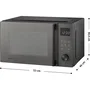 Sencor SMW 6025BK - Micro-ondes multifonction Grill et Air Fryer - 25 L - Noir