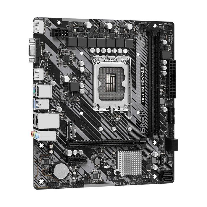 Carte Mère ASRock 90-MXBJH0-A0UAYZ LGA 1700 INTEL H610