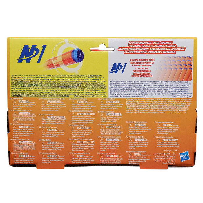 Hasbro Nerf N-Series Ward G0132 Blaster avec chargeur frontal, 4 dards N1 et taille parfaite pour l'action - Dès 8 ans