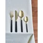 Cosy & Trendy Set de couverts Olivia 16 pcs - Champagne/Noir