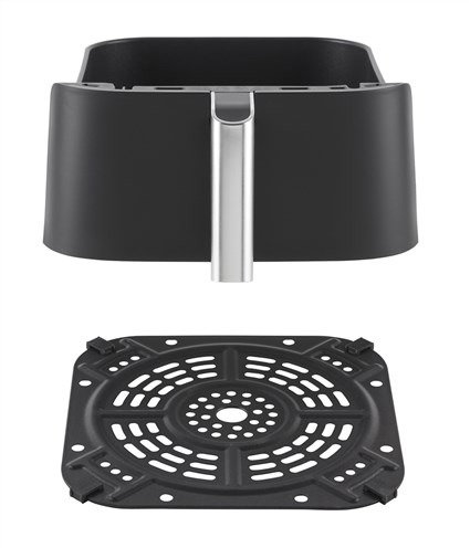 Ninja AF140EU Friteuse Air 4-en-1 sans Huile, 4.7L, 2000W, 6 Programmes (Frire, Rôtir, Réchauffer, Déshydrater), Casserole Antiadhésive et Lavable au Lave-vaisselle