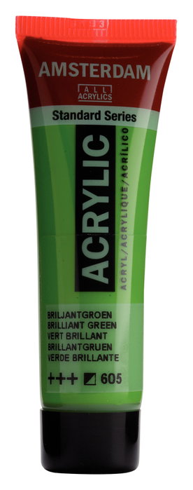 Amsterdam Standard Series Couleurs Acryliques Vert Brillant 605, 20 ml Amsterdam Standard Series Couleurs Acryliques Vert Brillant 605, 20 ml