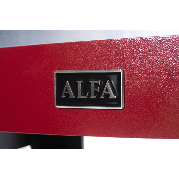 Alfa Moderno 2 Pizze Wood Red