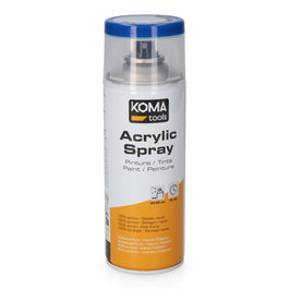 Koma Tools Peinture acrylique en spray RAL 5010 bleu genciana finition brillante, 300 ml