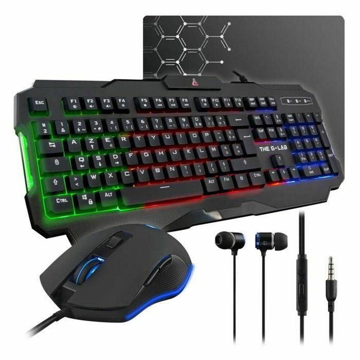 The G-Lab COMBO HELIUM Pack Gamer 3 en 1 Rainbow