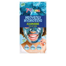 7Th Heaven Masque Peel-Off Aquamarine Hydratant Exfoliant Coco Algues Argile Paillettes 8 ml
