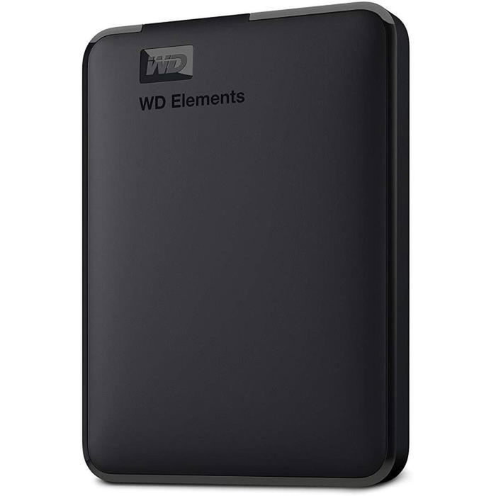 Disque Dur Externe Western Digital Elements Portable Noir 5 TB