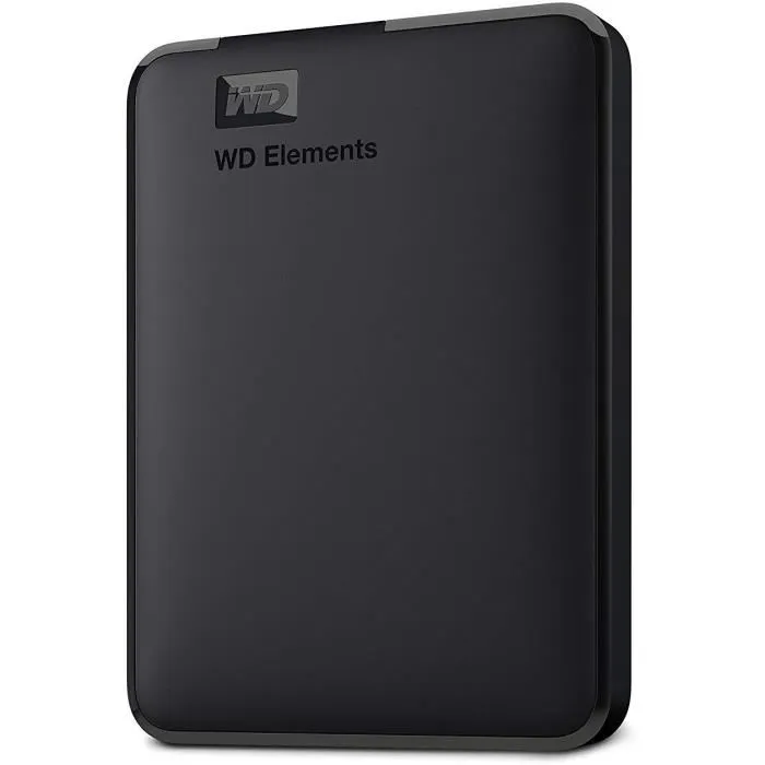 Western Digital WD Elements - Disque dur externe portable USB 3.0 5 To - Noir
