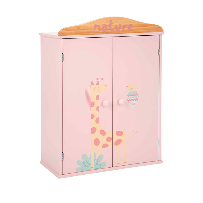 Muñecas Arias Armoire Nature Rose avec 5 Cintres Muñecas Arias Armoire Nature Rose avec 5 Cintres