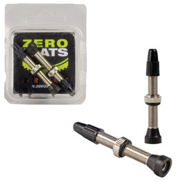 Zeroflats Jeu de Valves Tubeless Presta 40 mm