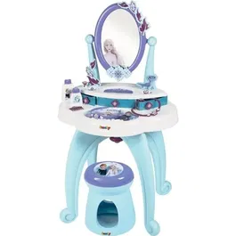 Smoby Coiffeuse 2 en 1 Frozen La Reine des Neiges pour Enfants à partir de 3 ans avec Tablette Amovible