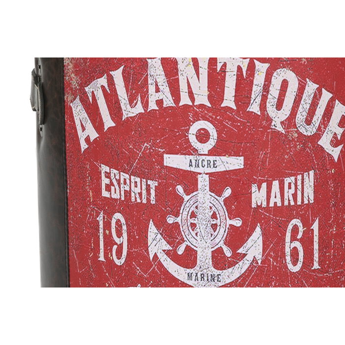 Set de boîtes décoratives Home ESPRIT Marron Multicouleur Polyuréthane Métal Vintage