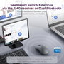 Lenovo 700 Multi-Device Wireless Silent Mouse Luna Grey