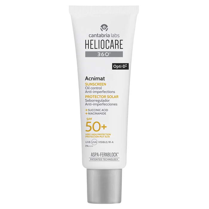 Heliocare 360° Acnimat SPF 50+ Crème solaire anti-imperfections et matifiante