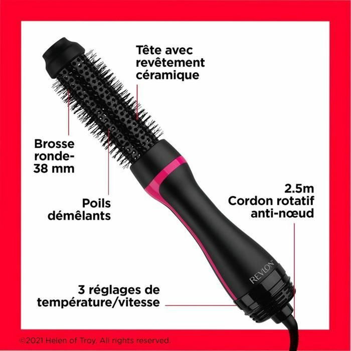 Revlon One-Step Style Booster Brosse séchante et coiffante 38 mm Revlon One-Step Style Booster Brosse séchante et coiffante 38 mm