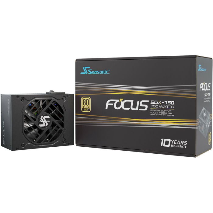 Seasonic FOCUS-SGX-750 Alimentation PC 750W Noir - Focus SGX-750, 80 Plus Gold