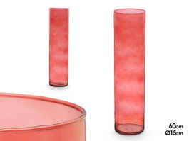 GIFTDECOR Vase Cylindrique en Verre Teja 62cm