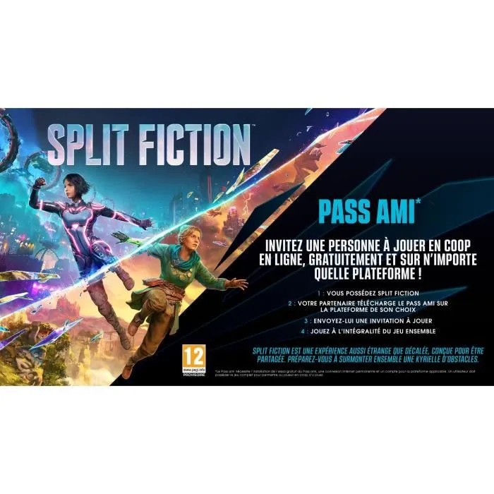 Electronic Arts Split Fiction - Jeu d'action-coopératif sur PlayStation 5 PS5 en version Blu-Ray