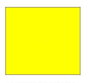 Capture - Étiquettes thermiques permanentes 60x60 mm, mandrin 25 mm, supérieur jaune, 1200 étiquettes/rouleau, boîte de 12 rouleaux