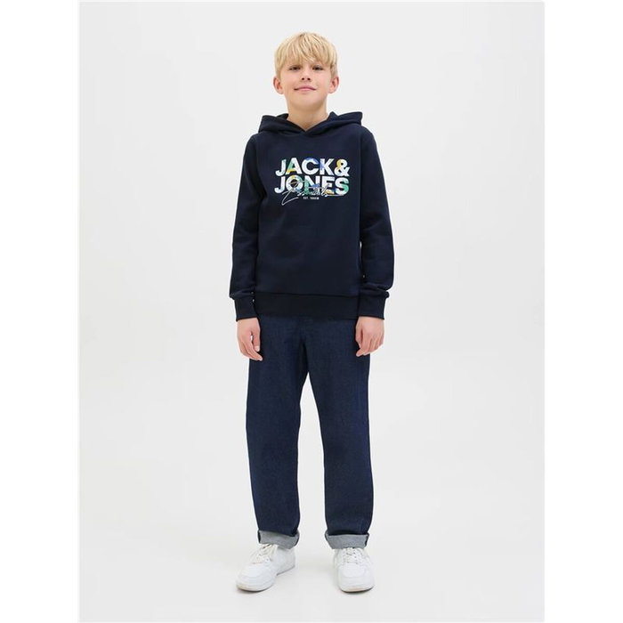 Sweat-shirt Enfant Jack & Jones 12279602-19-3922 TCX Bleu foncé