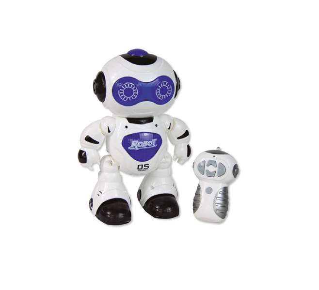 JugaToys Robot télécommandé 24 cm avec lumières et sons JugaToys Robot télécommandé 24 cm avec lumières et sons