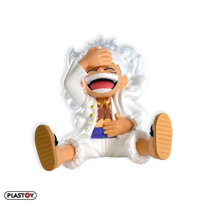 Plastoy PLASTOY - One Piece Luffy Gear 5 - Tirelire en plastique collector - 14 cm - Figurine et décoration