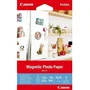 Canon MG-101 Papier photo magnétique A6 - 5 Feuilles - 670g/m² - Pour décorations et présentoirs interactifs
