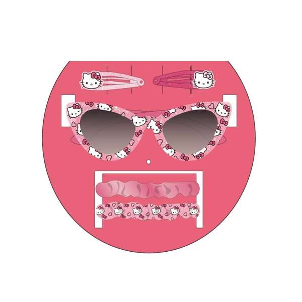 Cerdá Set de beauté lunettes de soleil Hello Kitty rose 15.0 x 17.0 x 2.0 cm pour enfant à partir de 3 ans