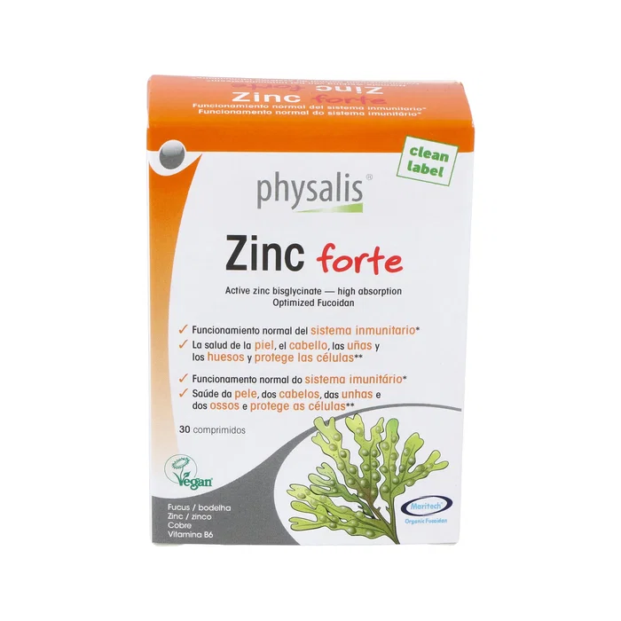 PHYSALIS Zinc Forte 30 comprimés BIO PHYSALIS Zinc Forte 30 comprimés BIO