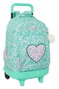 Safta Cuore Sac à dos grande taille avec roues compact et détachable 33 x 45 x 22 cm