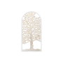 Home ESPRIT Figurine Décorative Arbre Décapé Blanc Beige