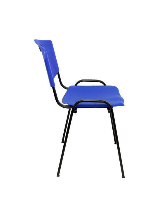 Silla Iso de PVC color Negro. Sin brazos