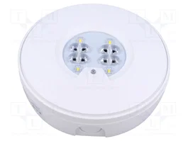 EATON ELECTRIC RoundTech Grille d'éclairage d'avertissement LED blanc Ø138x48mm IP65