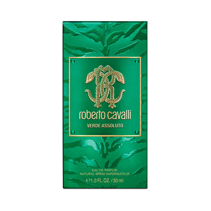Roberto Cavalli SIGNATURE VERDE ASSOLUTO Eau de Parfum Vaporisateur 30 ml pour Femme - Fragrance aux notes de bergamote, gardénia et santal