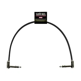 ERNIEBALL Câble de patch plat ruban TRS 12 pouces Noir